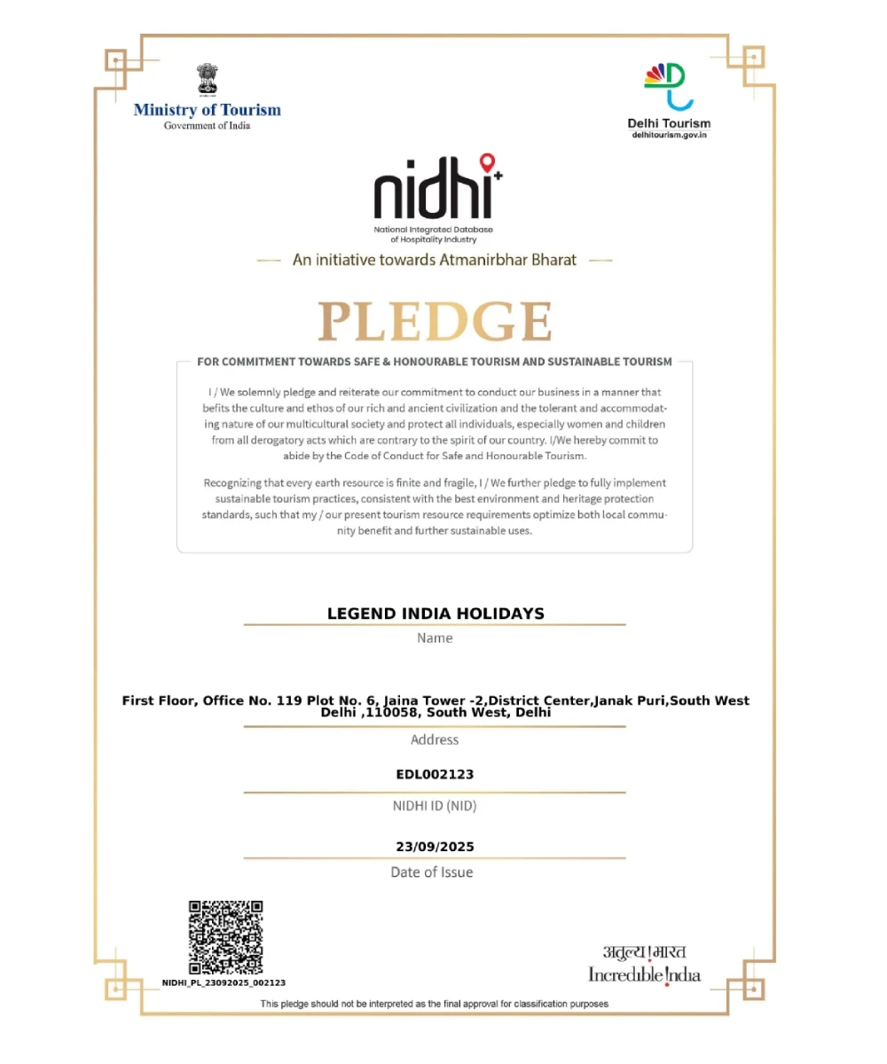 Tourism Ministry License